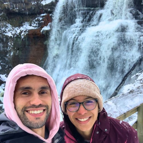 Brandywine falls in Cuyahoga national park
