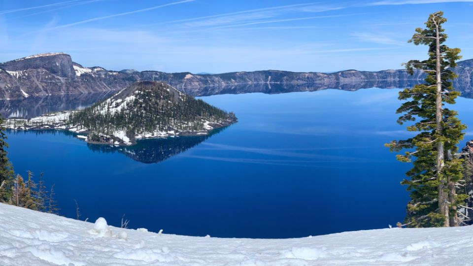 Crater Lake in May