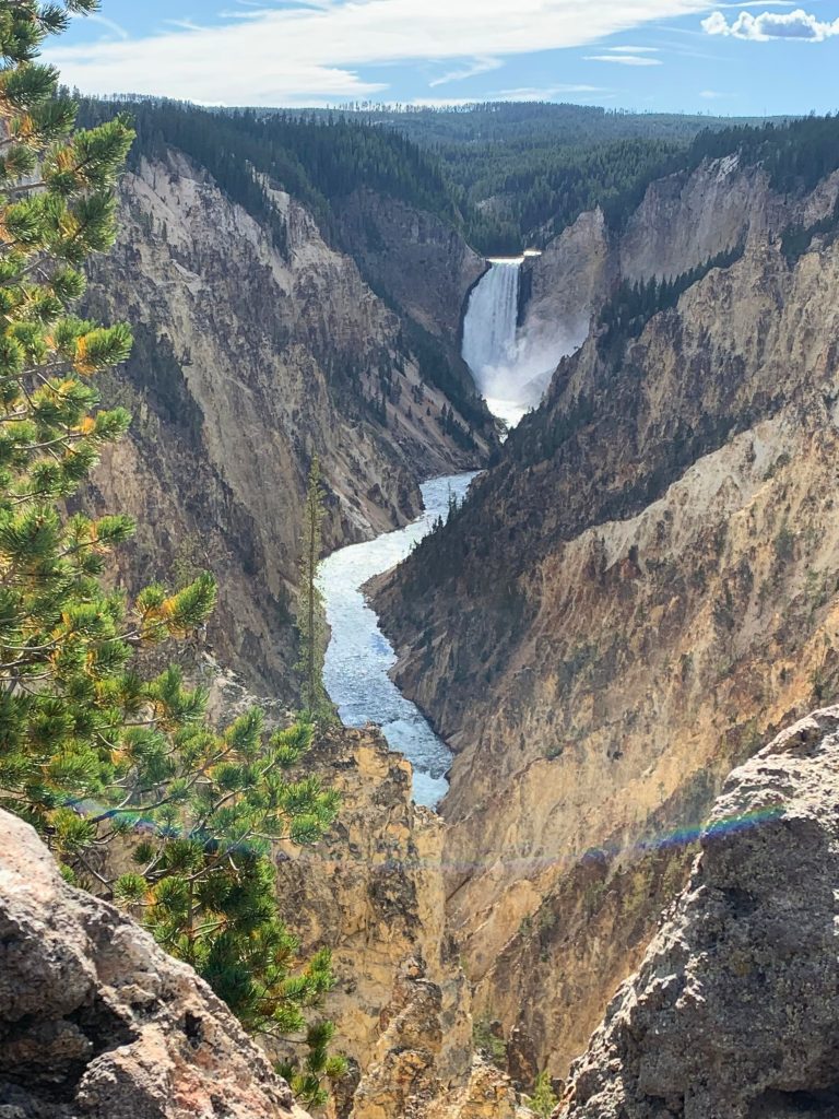 Lower Yellowstone River Falls at Yellowstone National Park