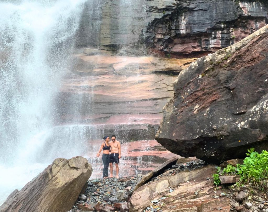 Bear Creek Falls in Telluride in the Summer