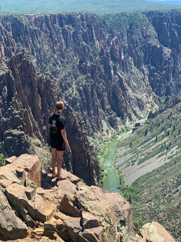 Gorgeous view in Black Canyon of the Gunnison National Park