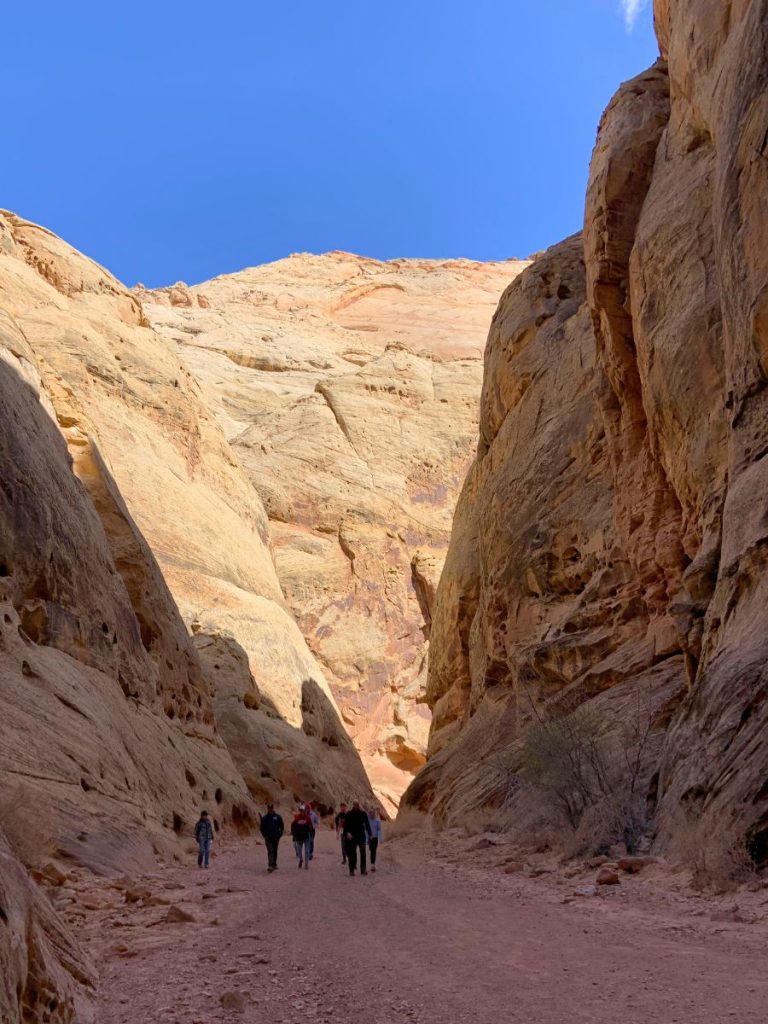 Grand Wash in Capitol Reef National Park