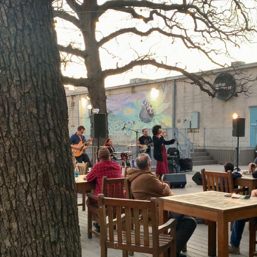Live music at Central Market in Austin