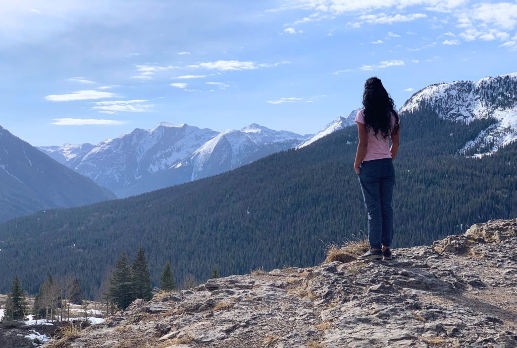 Molas Overlook while driving the million dollar highway