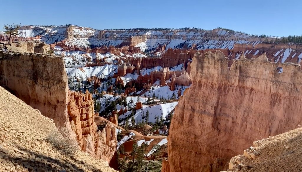Snowy Bryce Canyon in March