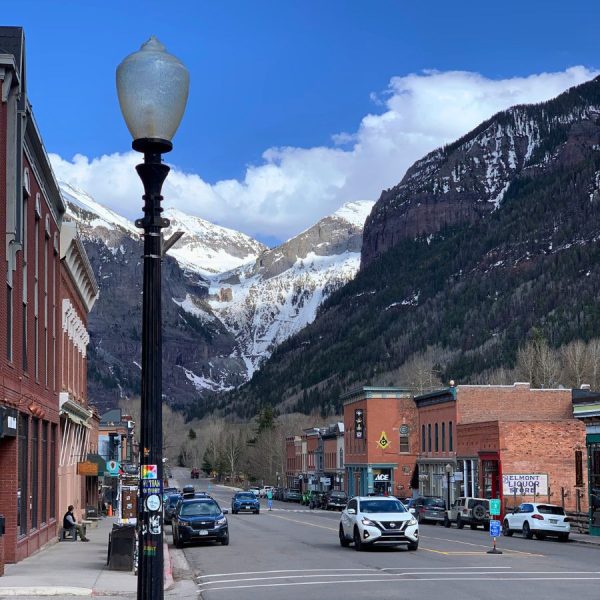The ski town Telluride in Colorado