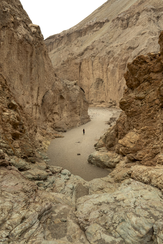 Hiking Natural Bridge in Death Valley