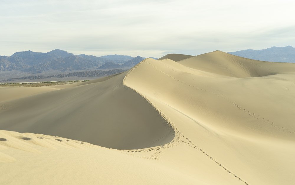Sand dunes in Death Valley 2 hours from Las Vegas