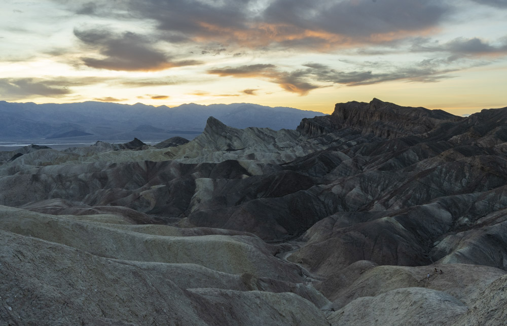 Zabriskie Point at sunset