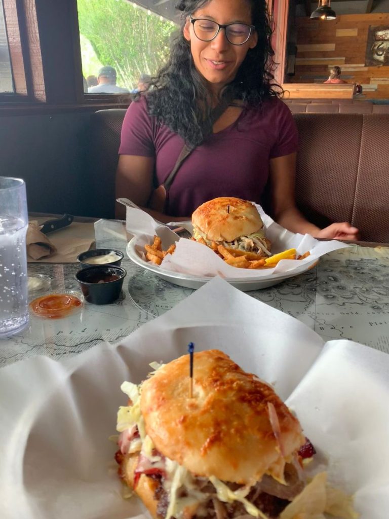 Burgers at Aaron Schat's Roadhouse