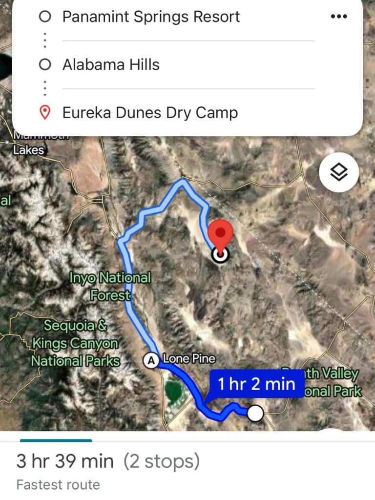 Death Valley Itinerary Day 3
