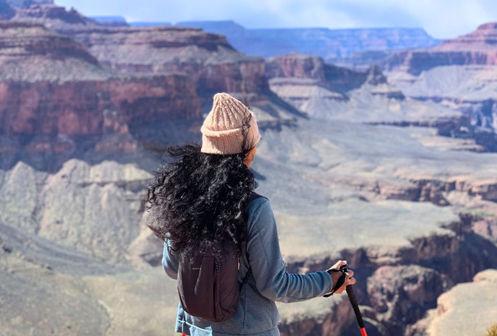 Hiking into the Grand Canyon in one day