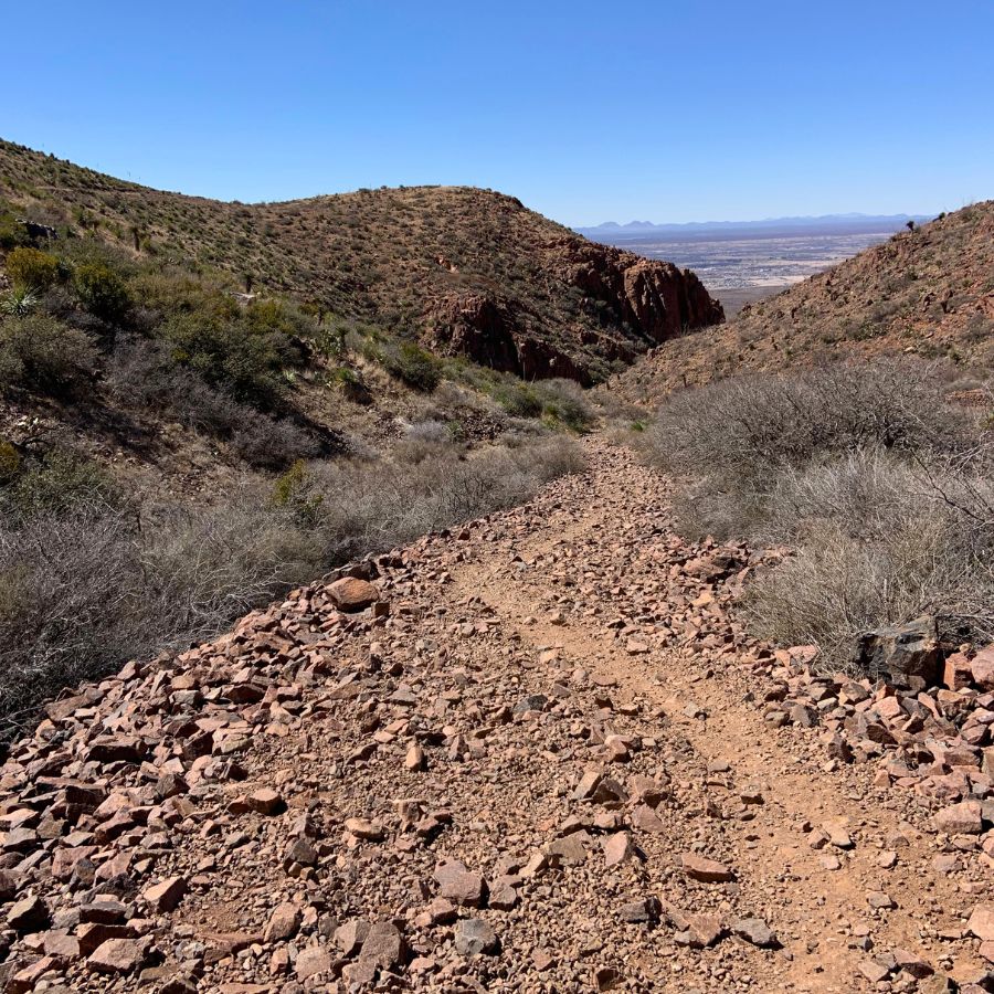 Hiking in Franklin Mountains State Park
