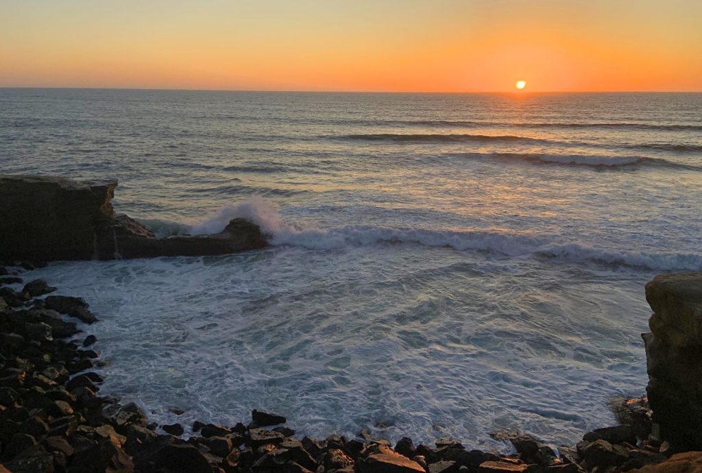 Sunset Cliffs in San Diego