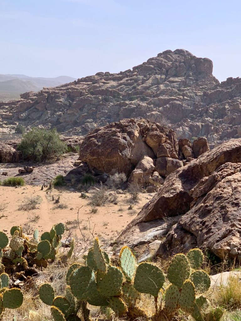 Trail in Hueco Tanks State Park