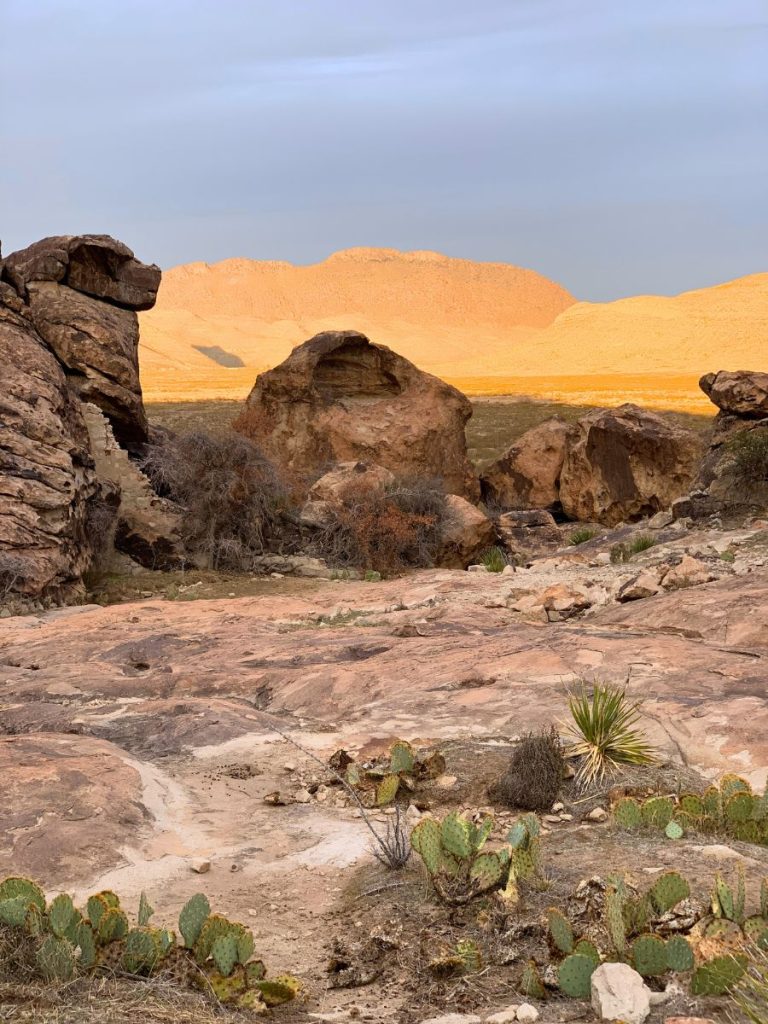 Weird rock shapes in Hueco Tanks State Park