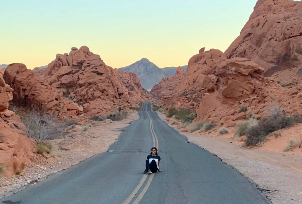 One of many road trips to las vegas