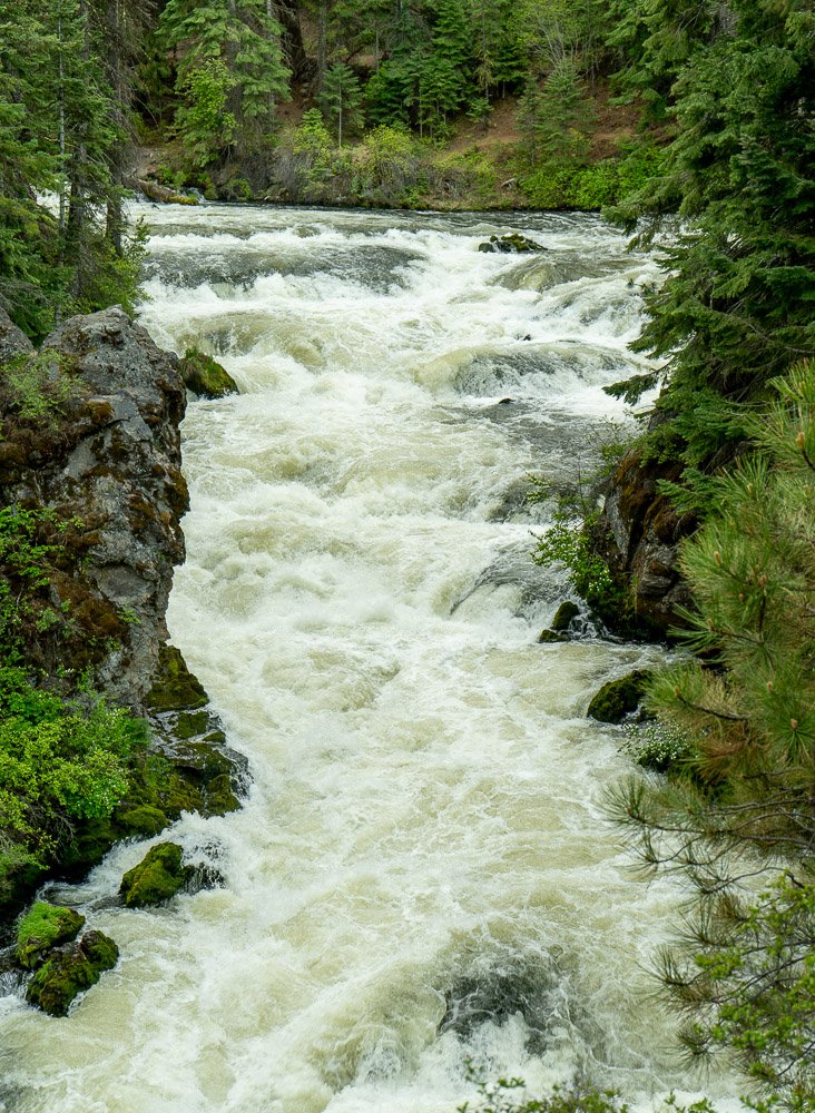 Benham Falls in Deschutes National Forest