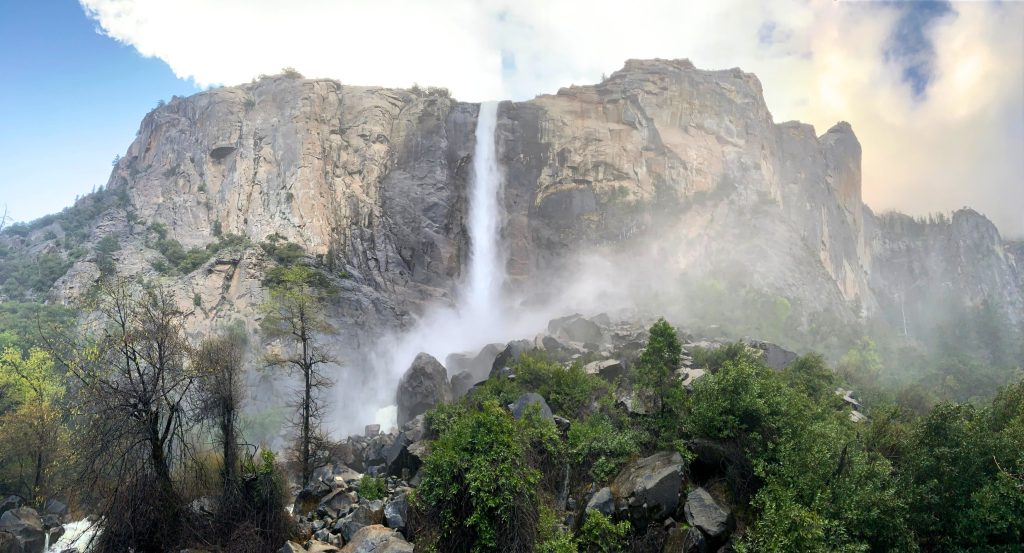 Bridalveil Fall in Yosemite National Park