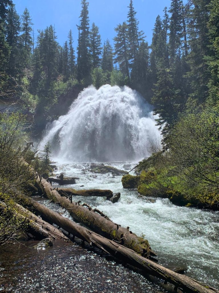 Chush Falls in Three Sisters Wilderness near Bend