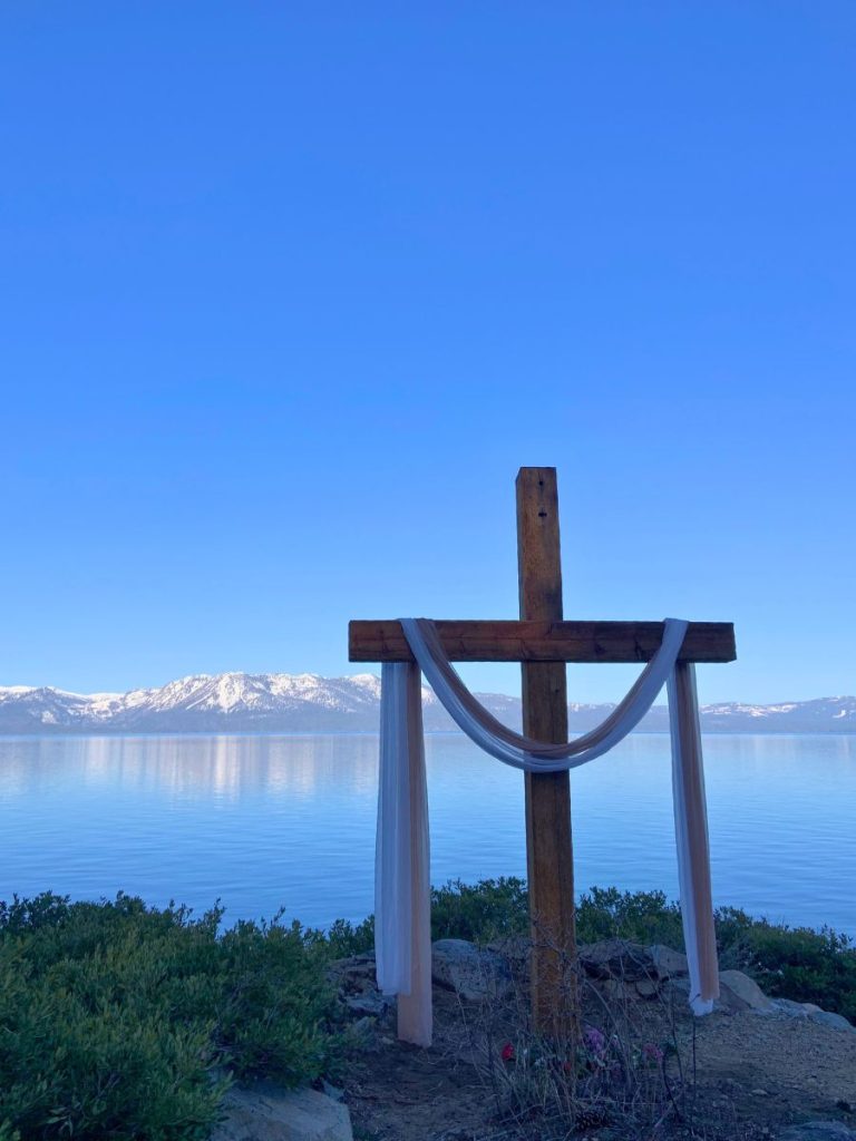 Cross at Zephyr Point in Lake Tahoe
