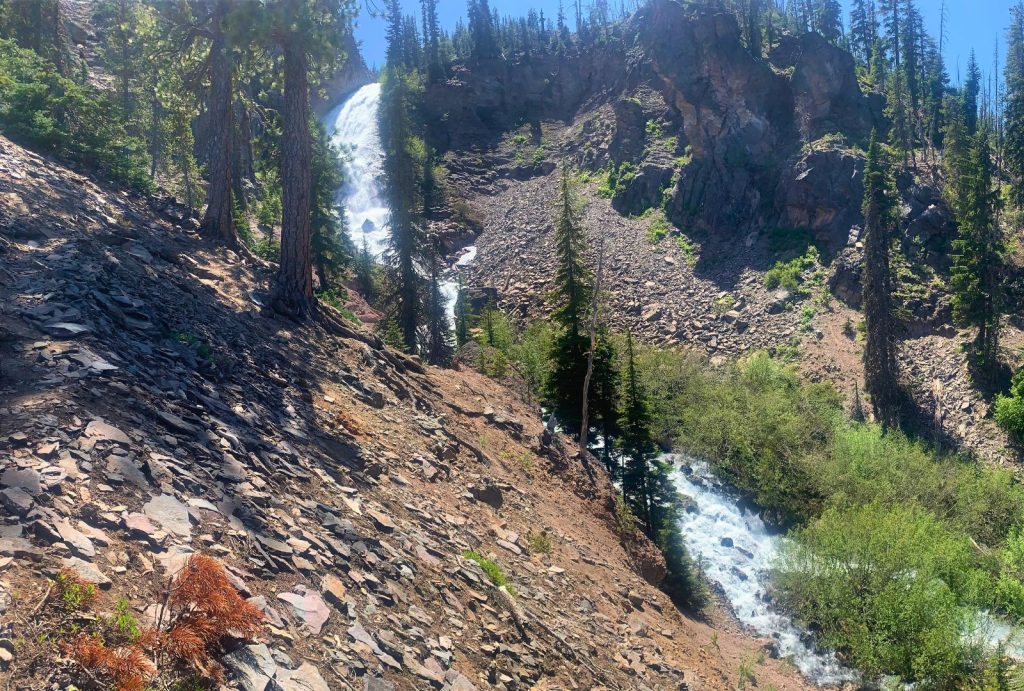 Upper Chush Falls in Three Sisters Wilderness
