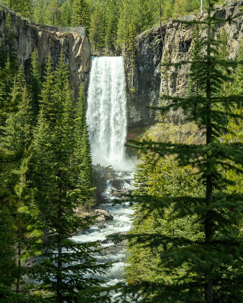 Tumalo Falls from the Tumalo Falls Trailhead