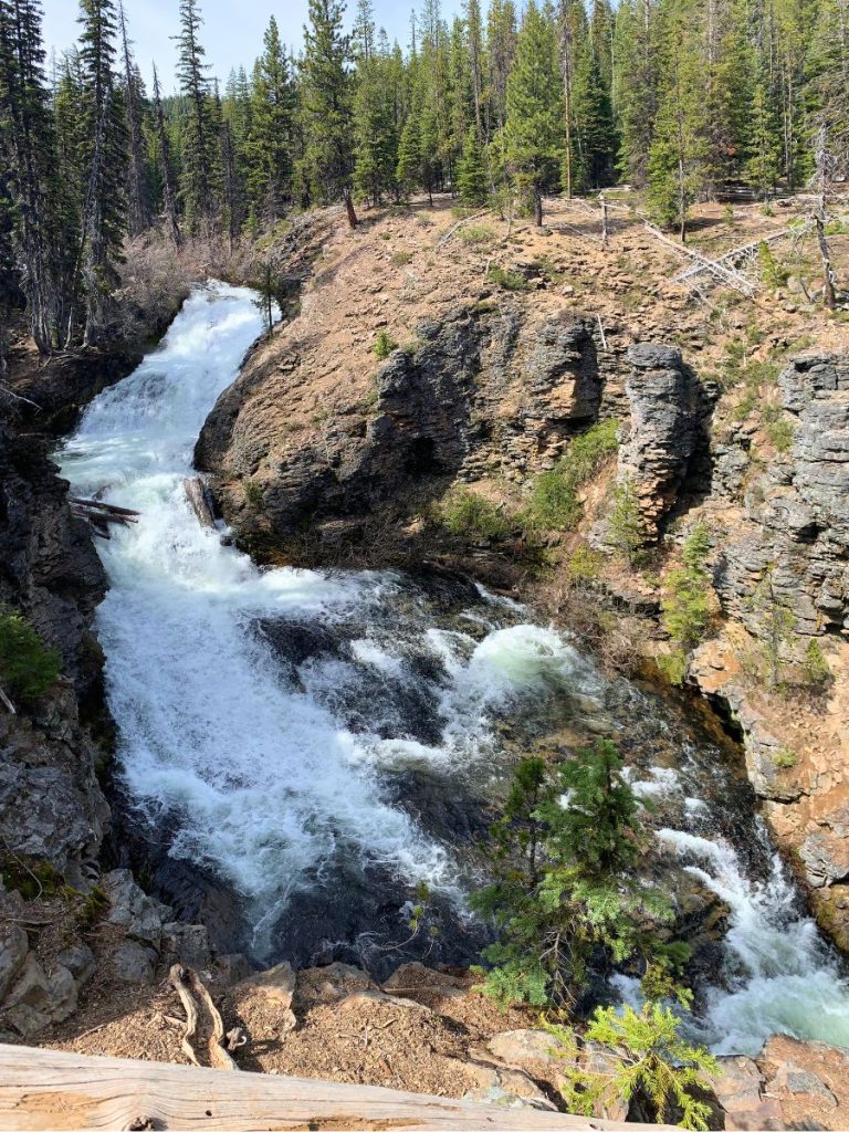 Waterfall near Bend in Tumalo Falls Day Use Area