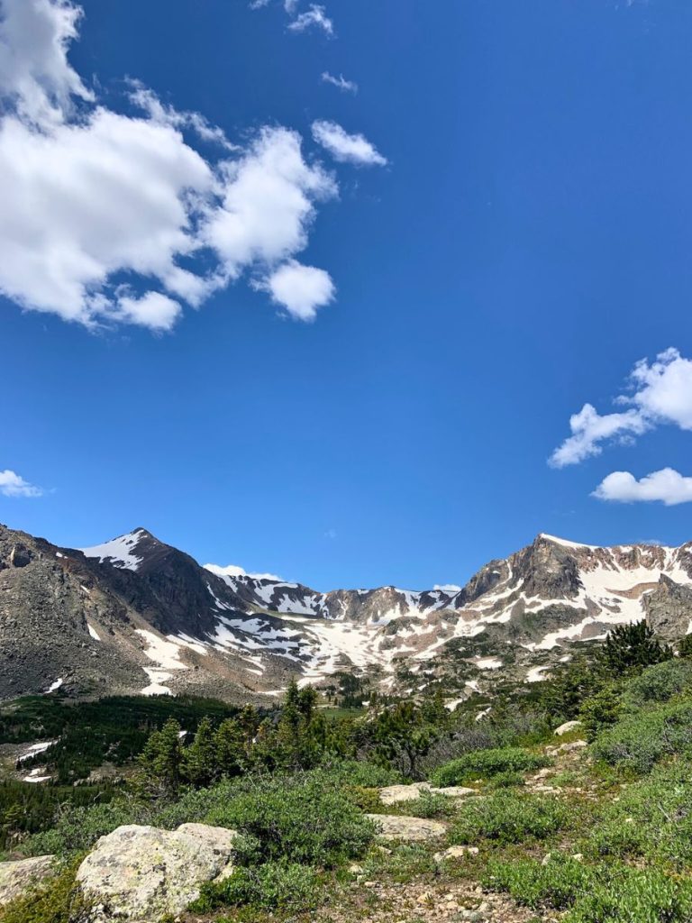 Colorado alpine landscape in Arapaho Pass