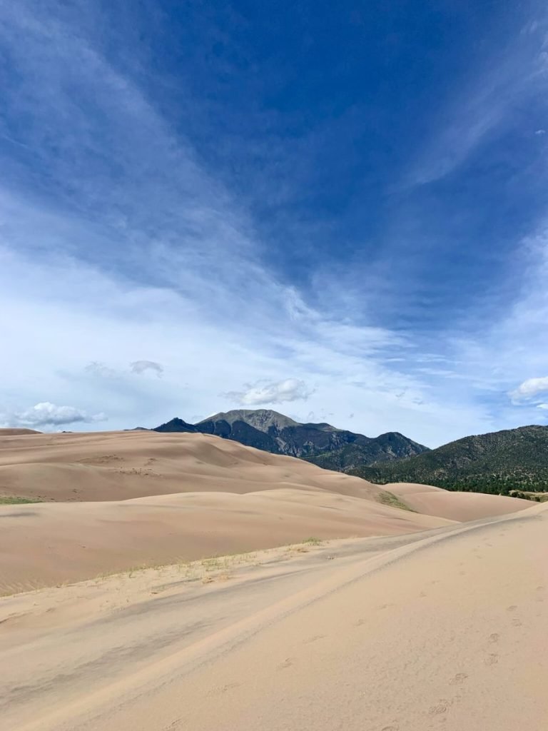 Gorgeous landscape of Great Sand Dunes National Park