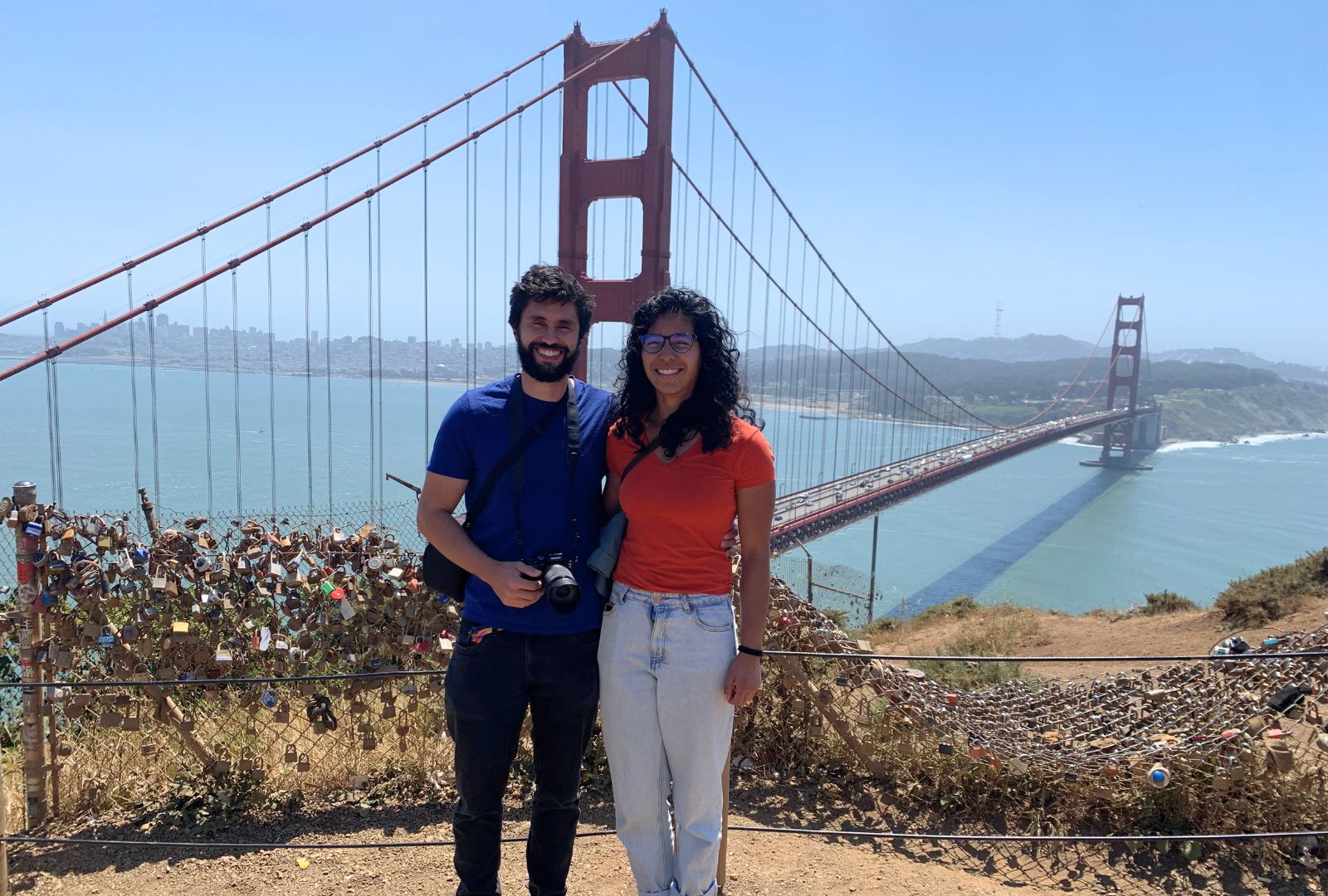 Selfie at the Golden Gate Bridge