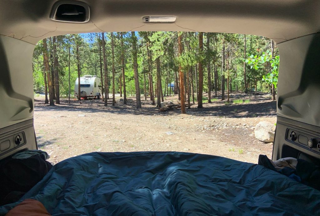 Free dispersed camping near Aspen