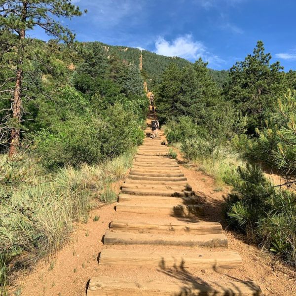 Manitou Incline hike near Colorado Springs