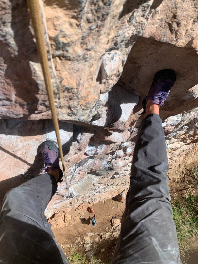 rock climbing in Rifle Colorado