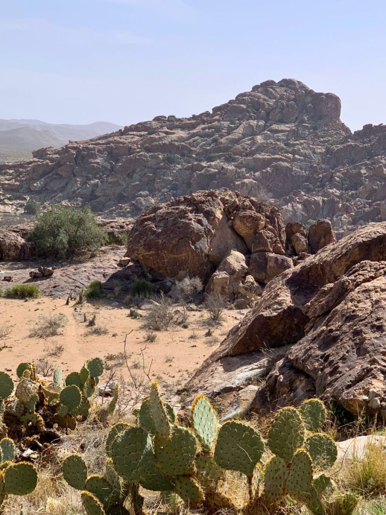The landscape of Hueco Tanks State Park