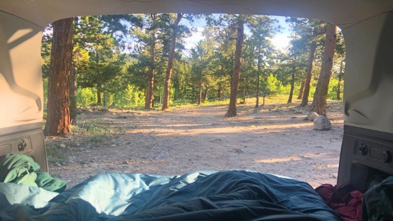 Car camping for free near Rocky Mountain NP