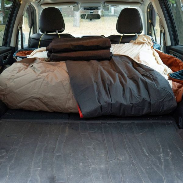 Folded mattress for SUV camping in Forester