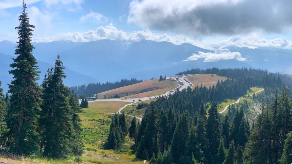 Hurricane Ridge visitor center in Olympic National Park