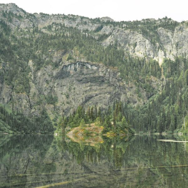Lake Angeles island in Olympic national park itinerary