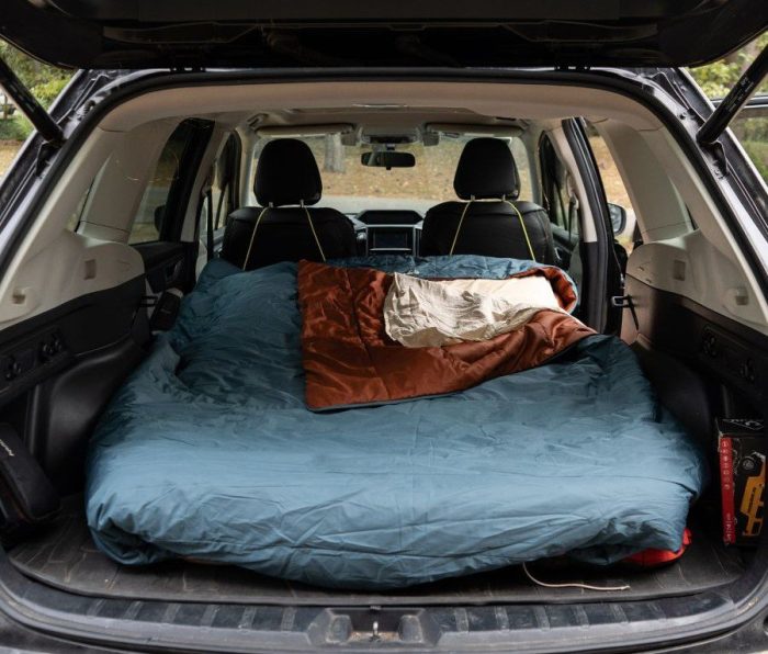 My subaru forester camping conversion