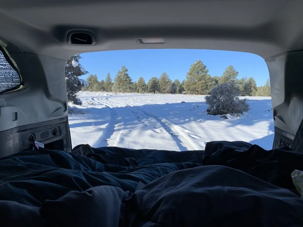 How to stay warm car camping