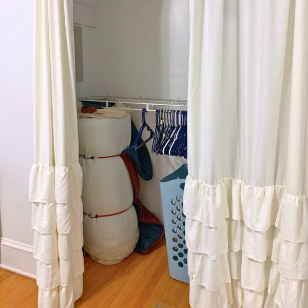 The perfect SUV camping bed stored in my closet