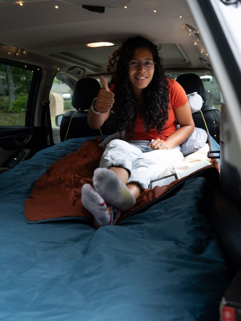 The right blankets for car camping