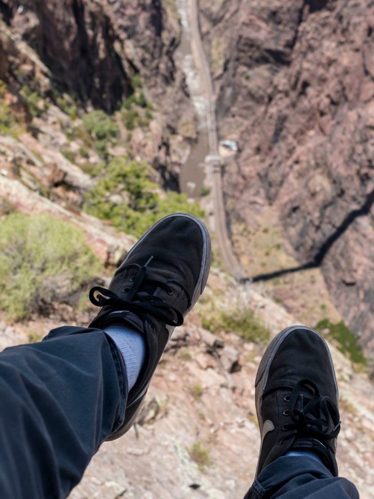 The Arkansas River below the Royal Gorge Bridge