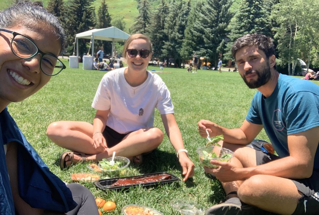 Picnic in Aspen Colorado