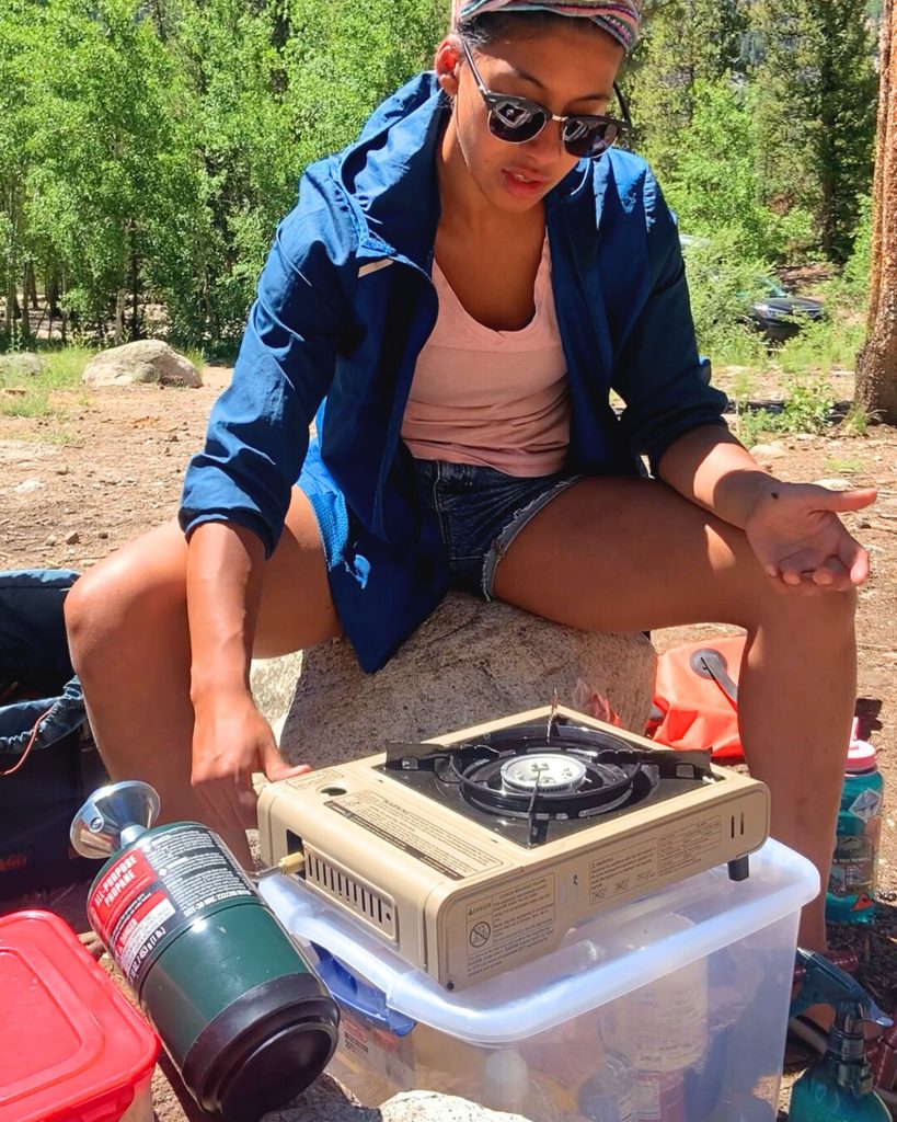 single burner gas stove for camping